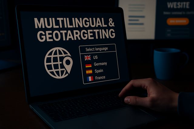 Мультимовність і геотаргетинг — hreflang, мовні підкаталоги, перемикач мов, локалізація URL та schema.org